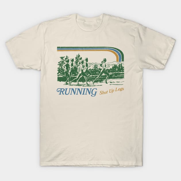 Running - Shut Up Legs / 80s Vintage Style Design - Running Funny